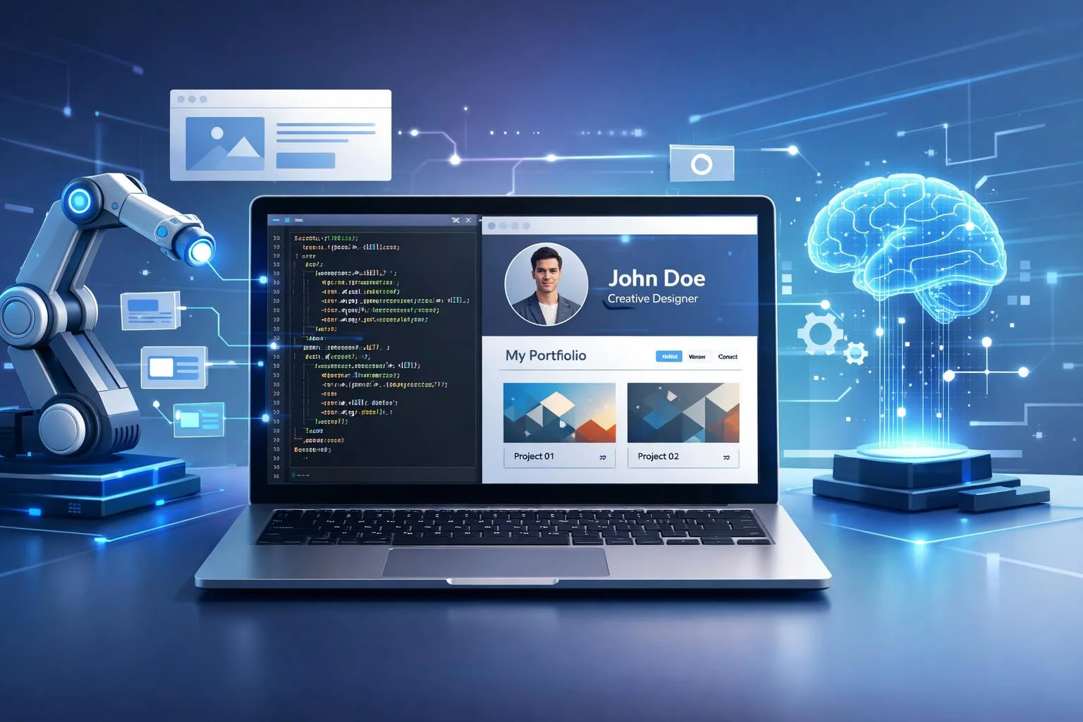 Cara Membuat Website Portofolio Otomatis dengan AI: Solusi Praktis untuk Digital Creators 2026 - cara membuat website portofolio otomatis