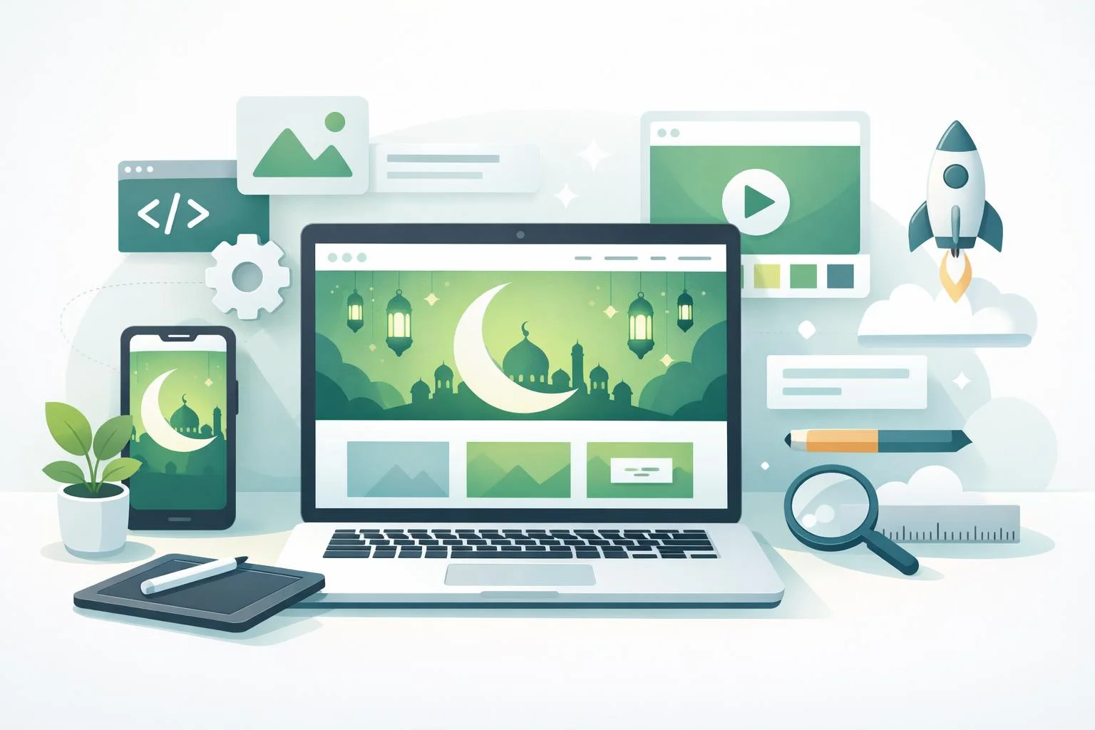 Cara Membuat Website Promo Ramadhan dengan AI: Panduan Lengkap untuk Digital Creators 2026 - cara membuat website promo Ramadhan